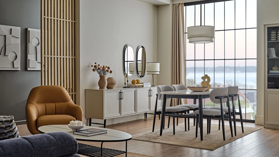 Trento Fixed Leg Dining Table