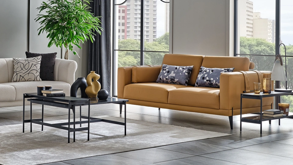 Momenti Three-Seater Sofa