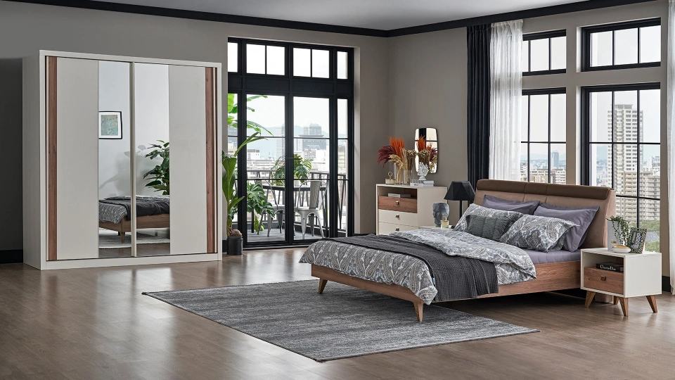 Mayer Bed - 180 cm - Titled