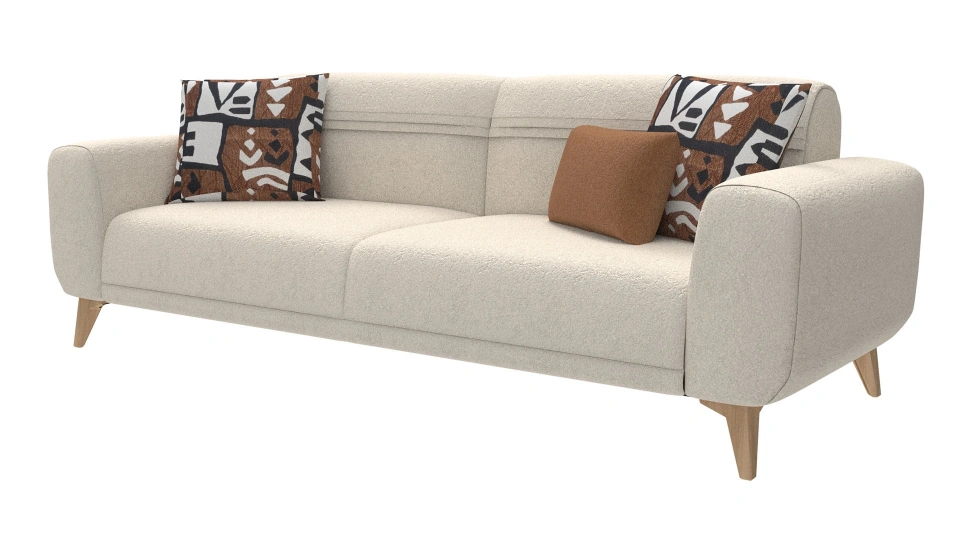 Doğtaş Calmera Three-Seater Sofa Bed with Storage