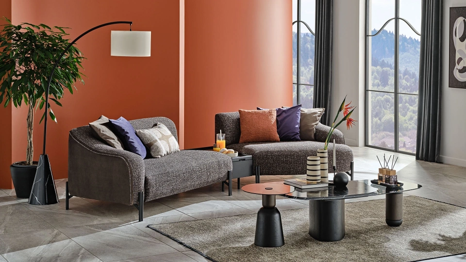 Othello Triangle Ottoman Stool