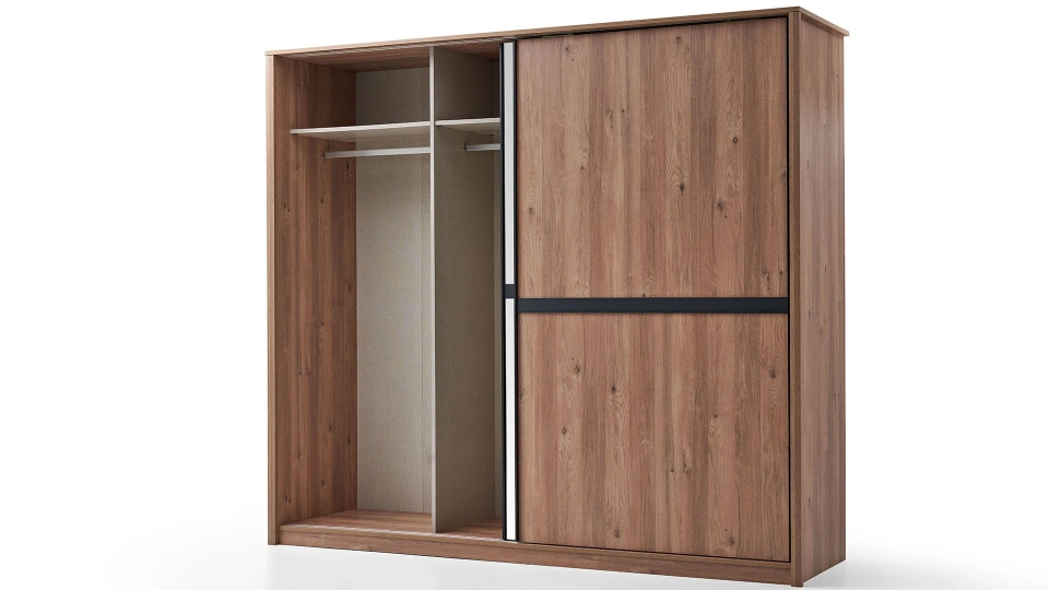 Sliding Wardrobe with 2 Doors - 240 cm