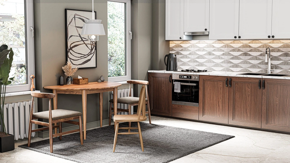 Clarita Kitchen Table - Brown