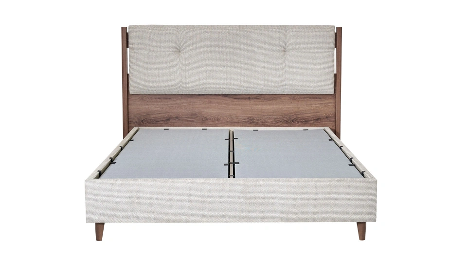 Vermont Sandıklı Bazalı Karyola - 160 cm - Başlıksız