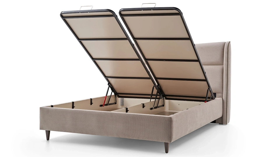 Piero Wooden Bed Base - 160 cm - Headless