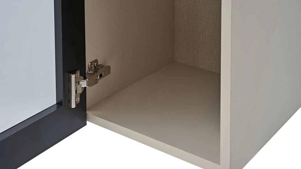 Trento TV Unit Upper Side Module - Glass Door