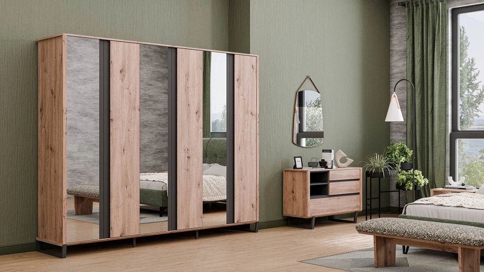 Solid 6 Kapaklı Dolap - Easy