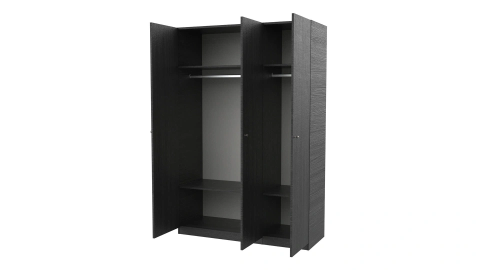 Lutie 3-Door Wardrobe