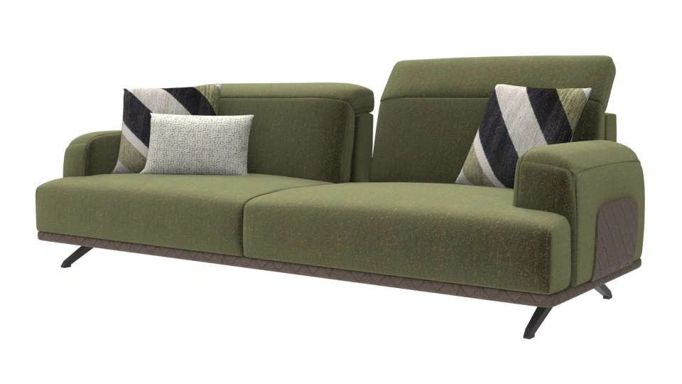 Modern Three-Seater Sofa