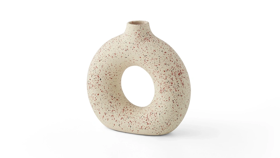 Doğtaş Home Pierre Ecru Vase