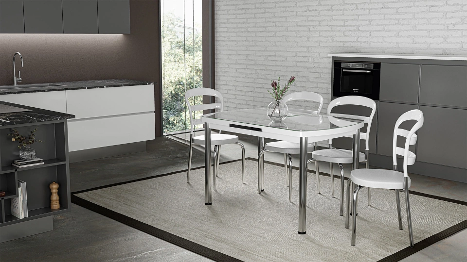 Noa Kitchen Table - White