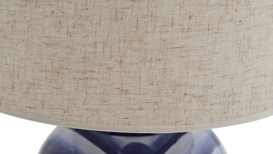 Blue Cube Table Lamp