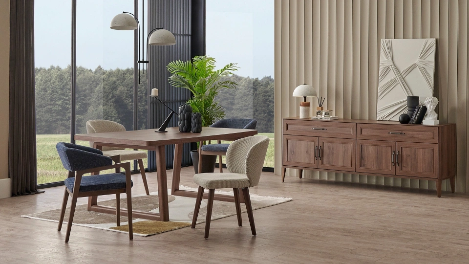 Vermont Fixed Dining Table - 180 cm