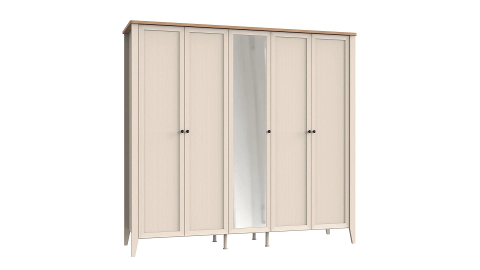 Calmera 5-Door Wardrobe
