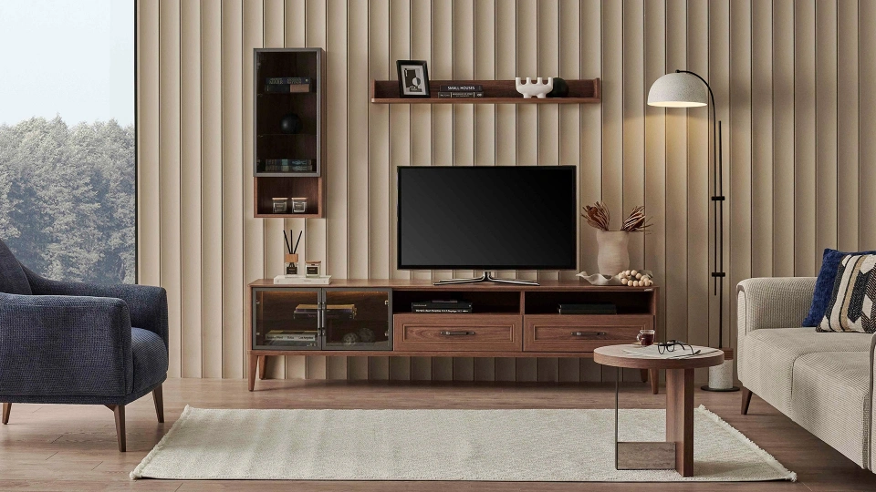 Vermont TV Unit Shelf