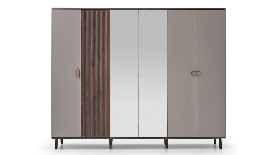 Bend 6 Door Wardrobe