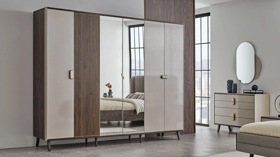 Bend 6 Door Wardrobe