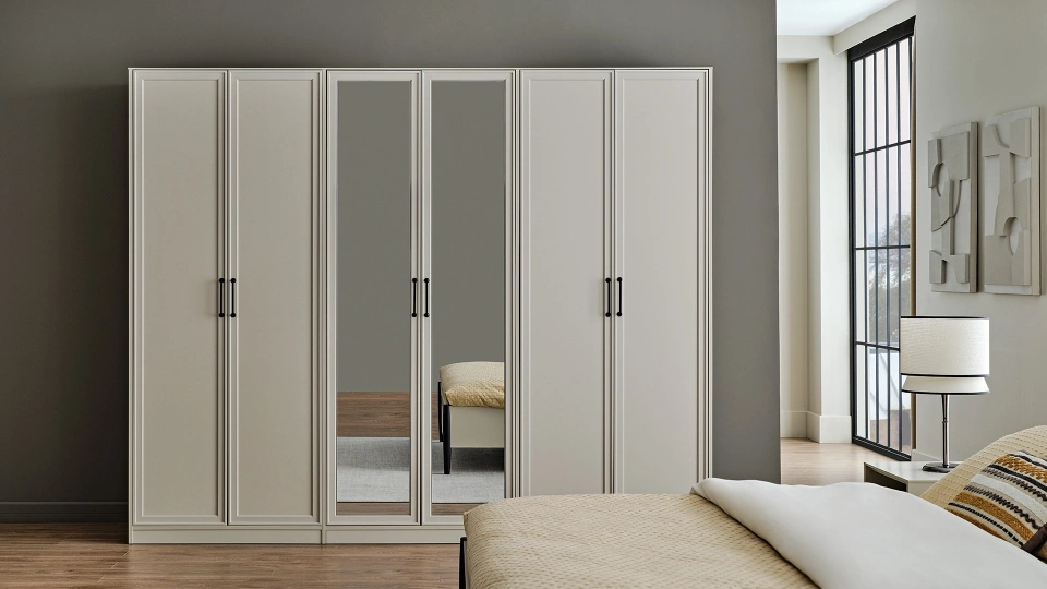 Trento 6 Door Wardrobe