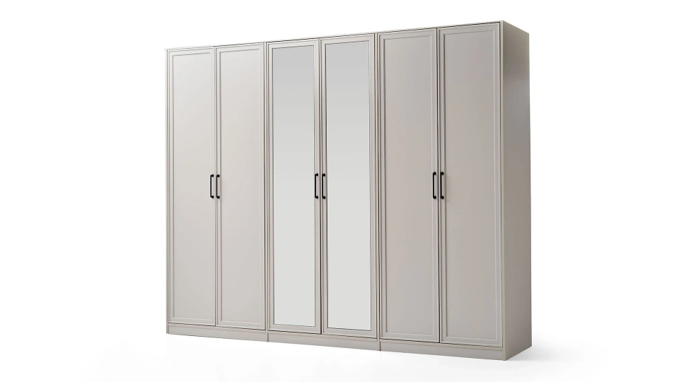 Trento 6 Door Wardrobe