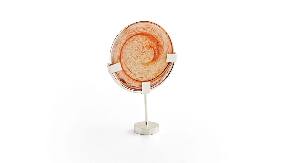 Grooved Glass Figurine