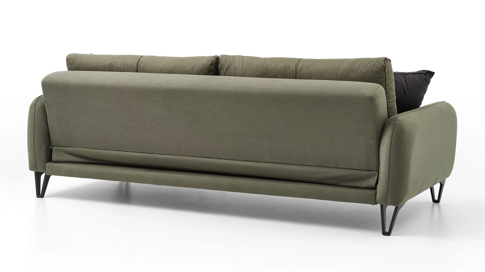 Solid Three-Seater Sofa