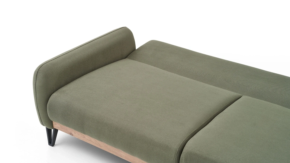 Solid Three-Seater Sofa
