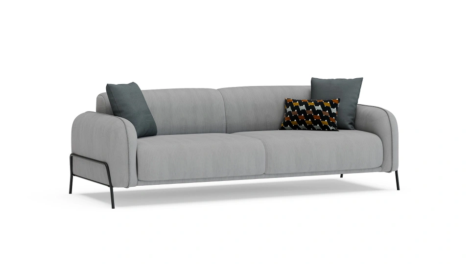 Lea Three-Seater Sofa
