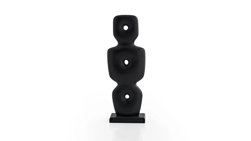 Doğtaş Home Big Hole Black Figurine