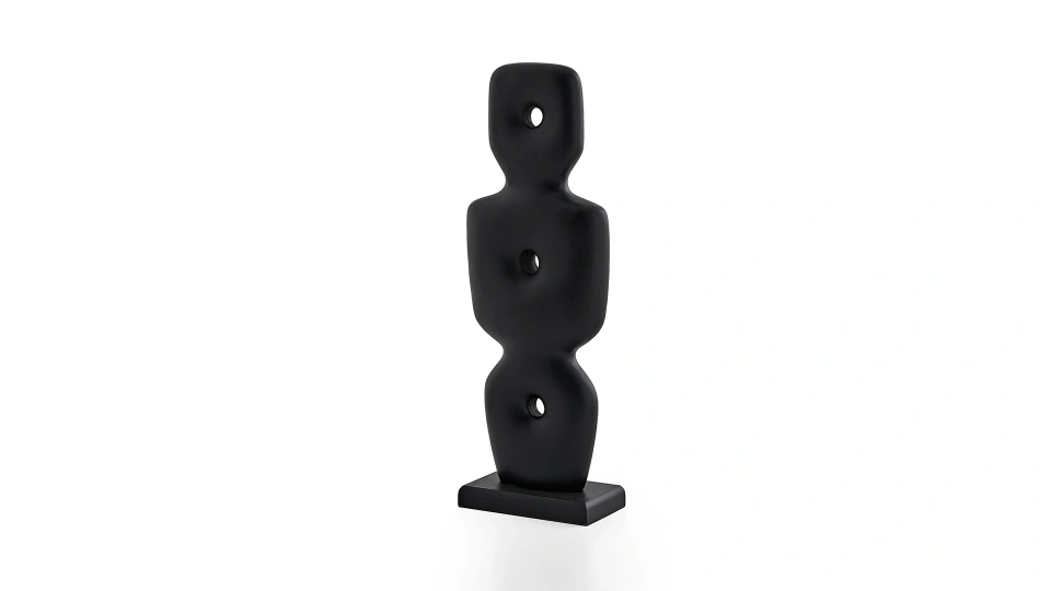Doğtaş Home Big Hole Black Figurine