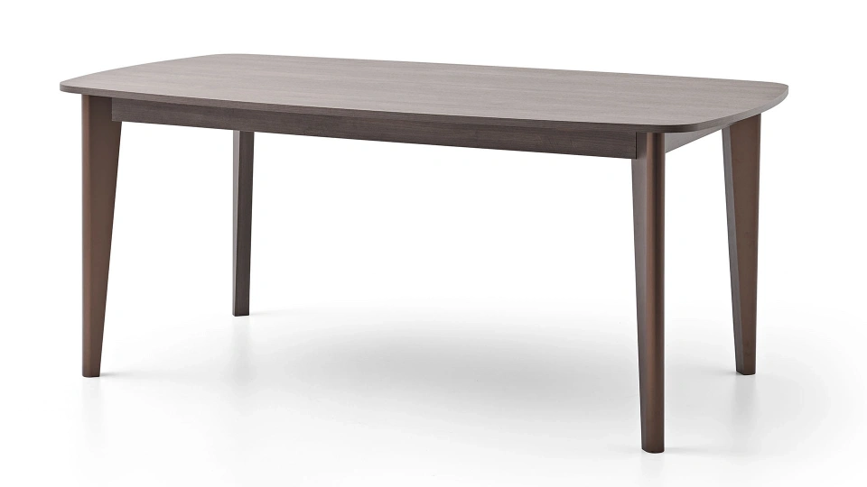 Piero Fixed Dining Table - 180 cm - Dark Brown