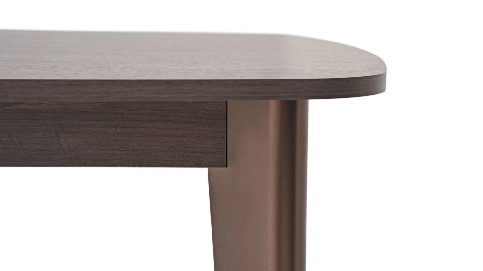 Piero Fixed Dining Table - 180 cm - Dark Brown