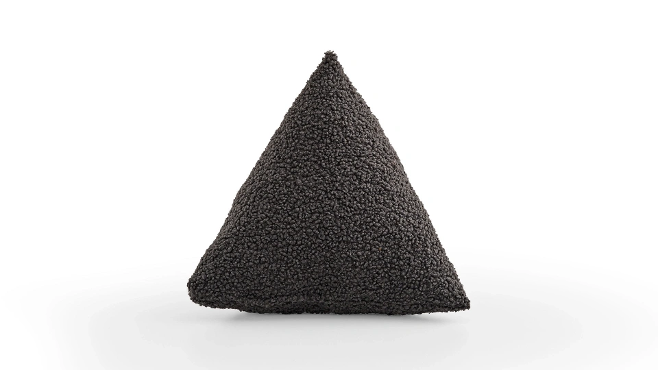 Triangle Anthracite Cushion