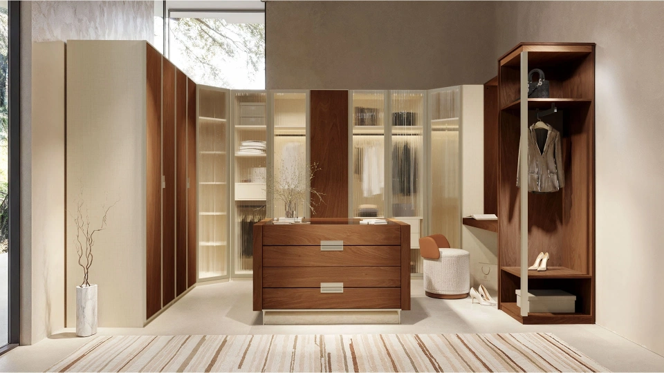 Integra 2-Door Wardrobe - Full-Length Clothing Rail