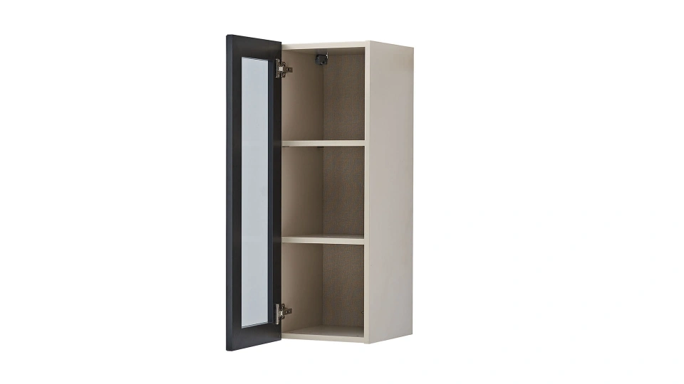 Trento TV Unit Upper Side Module - Glass Door