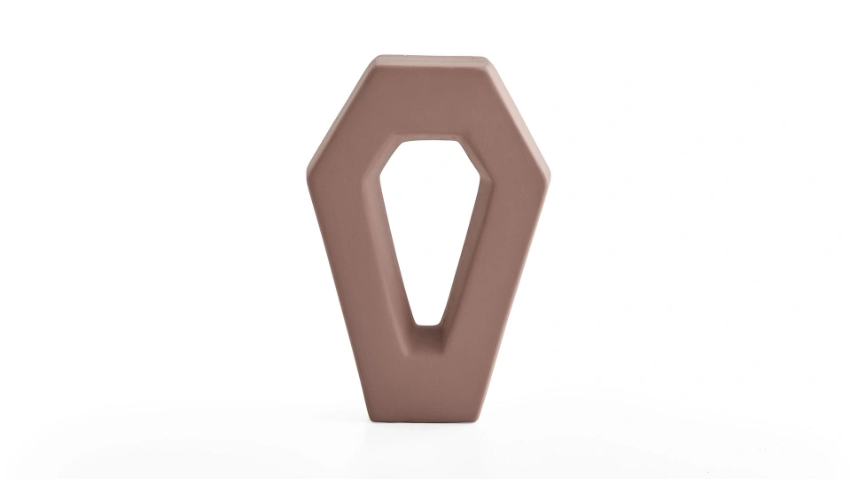 Seramik Pentagon Vase