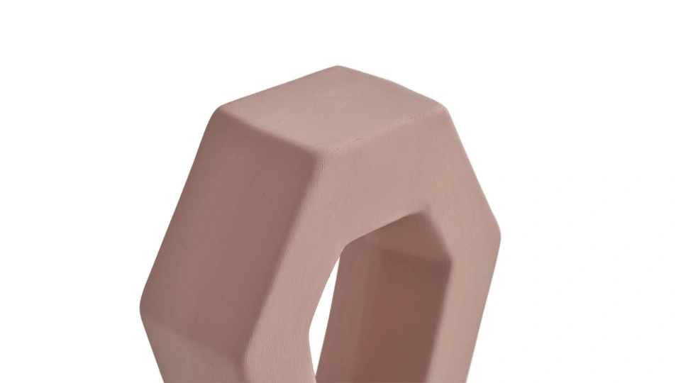 Seramik Pentagon Vase