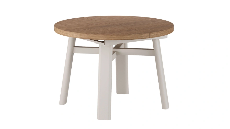 Linthe Extendable Round Dining Table