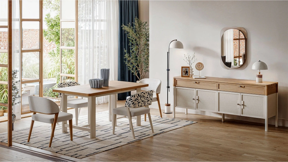 Linthe Extendable Dining Table