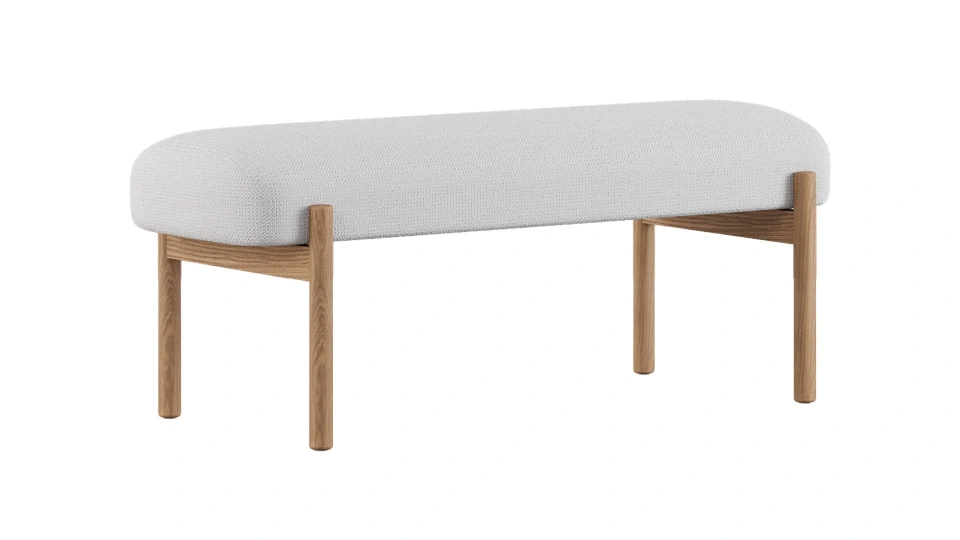 Linthe Footrest Pouf - Bench