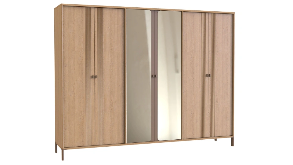 Kalia 6 Door Wardrobe