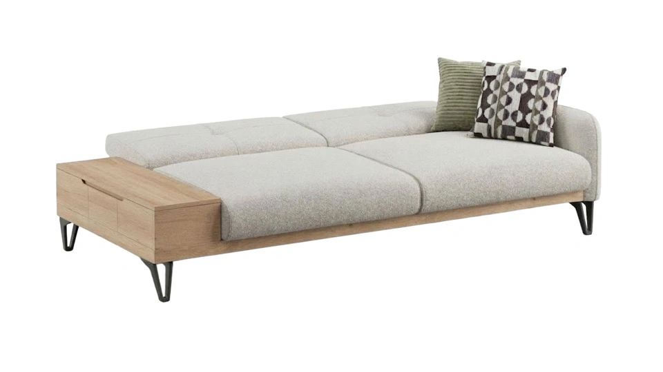 Solid 3-Seater Sofa