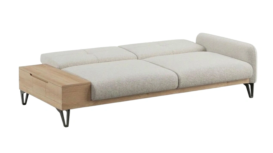 Solid 3-Seater Sofa