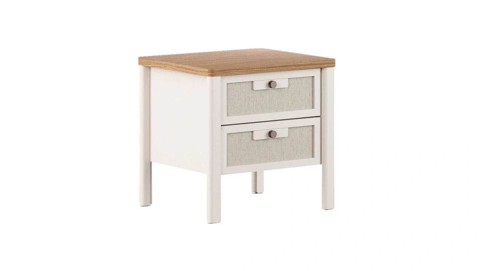 Linthe 2 Drawers Nightstand