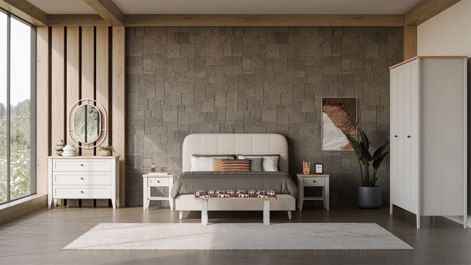 Calmera Bedstead with Storage - 160 cm-Headboard not included