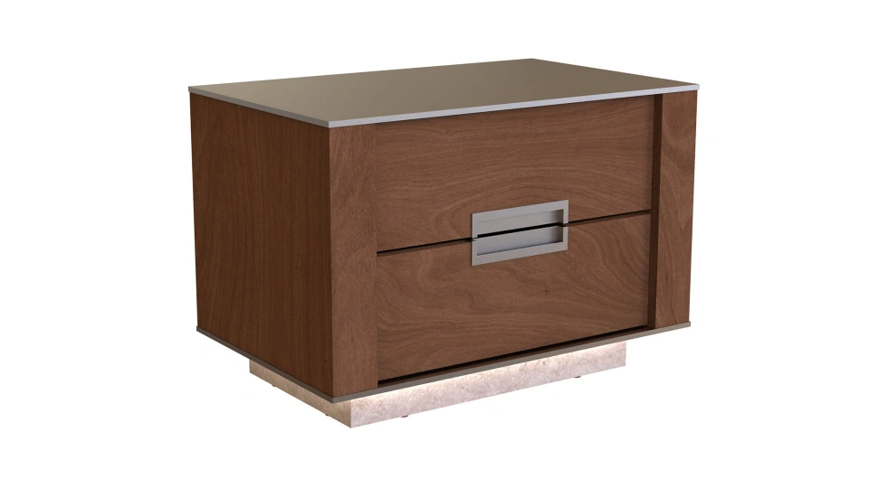 Moderna 2 Drawers Nightstand