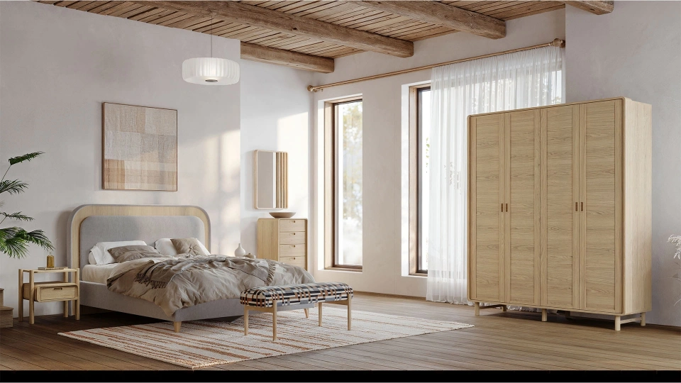 Noralis 4-Door Wardrobe