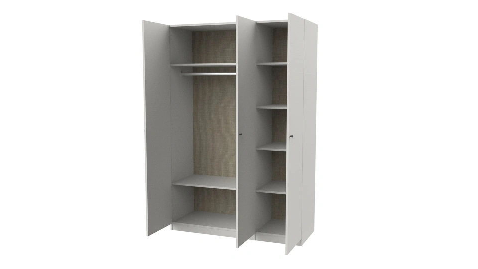 Lutie 3-Door Wardrobe