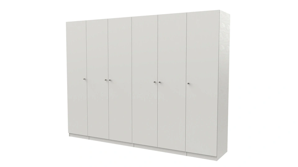 Lutie 6-Door Wardrobe