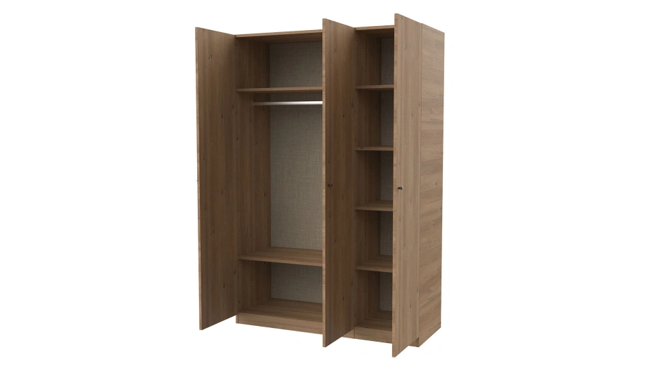 Lutie 3-Door Wardrobe