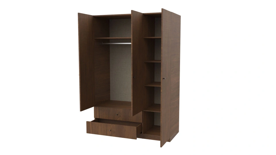 Lutie 3-Door Wardrobe